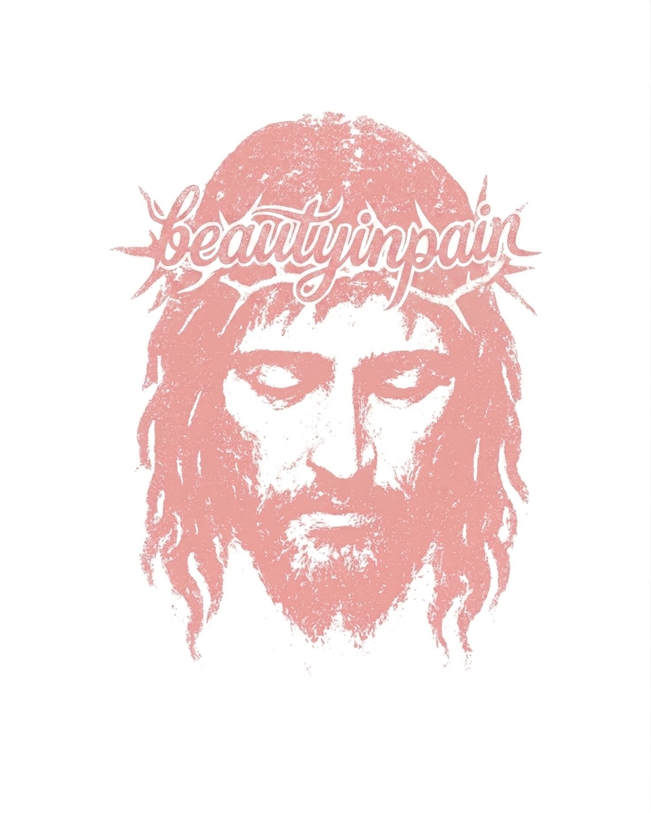beautyinpain pink Jesus artwork